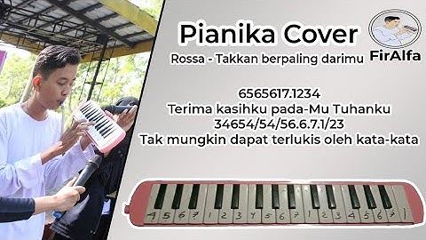 Not Angka Pianika Rossa - Takkan Berpaling Darimu ( Terima kasihku padamu Tuhanku )