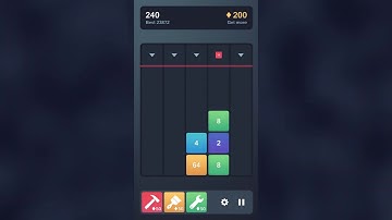 Mergetris - 2048 Dropping Block Puzzle