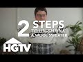 How to Un-Shrink a Wool Sweater | HGTV