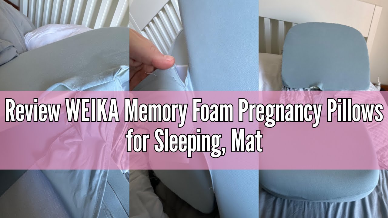 Review WEIKA Memory Foam Pregnancy Pillows for Sleeping, Maternity Pillow for Side Sleeper, Pregnanc