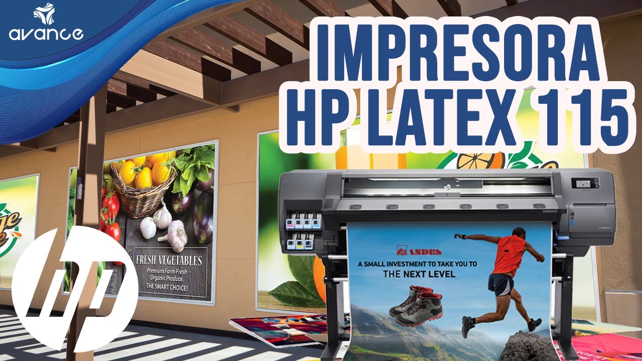 Impresora Latex HP 115 - Alta calidad, productiva y versátil en impresión  digital - YouTube