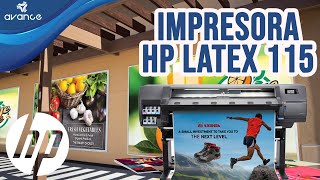 Impresora Latex HP 115 - Alta calidad, productiva y versátil en impresión  digital - YouTube
