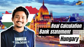 হাঙ্গেরির জন্য ব্যাংক স্টেটমেন্ট কিভাবে রেডি করবেন????#hungary #VisaApplicationHelp #BankStatements
