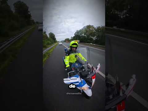 Policía biker no lo dejó escapar #shorts