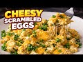 The Sound of Real Mornings | Cheesy Scrambled Eggs 🍳