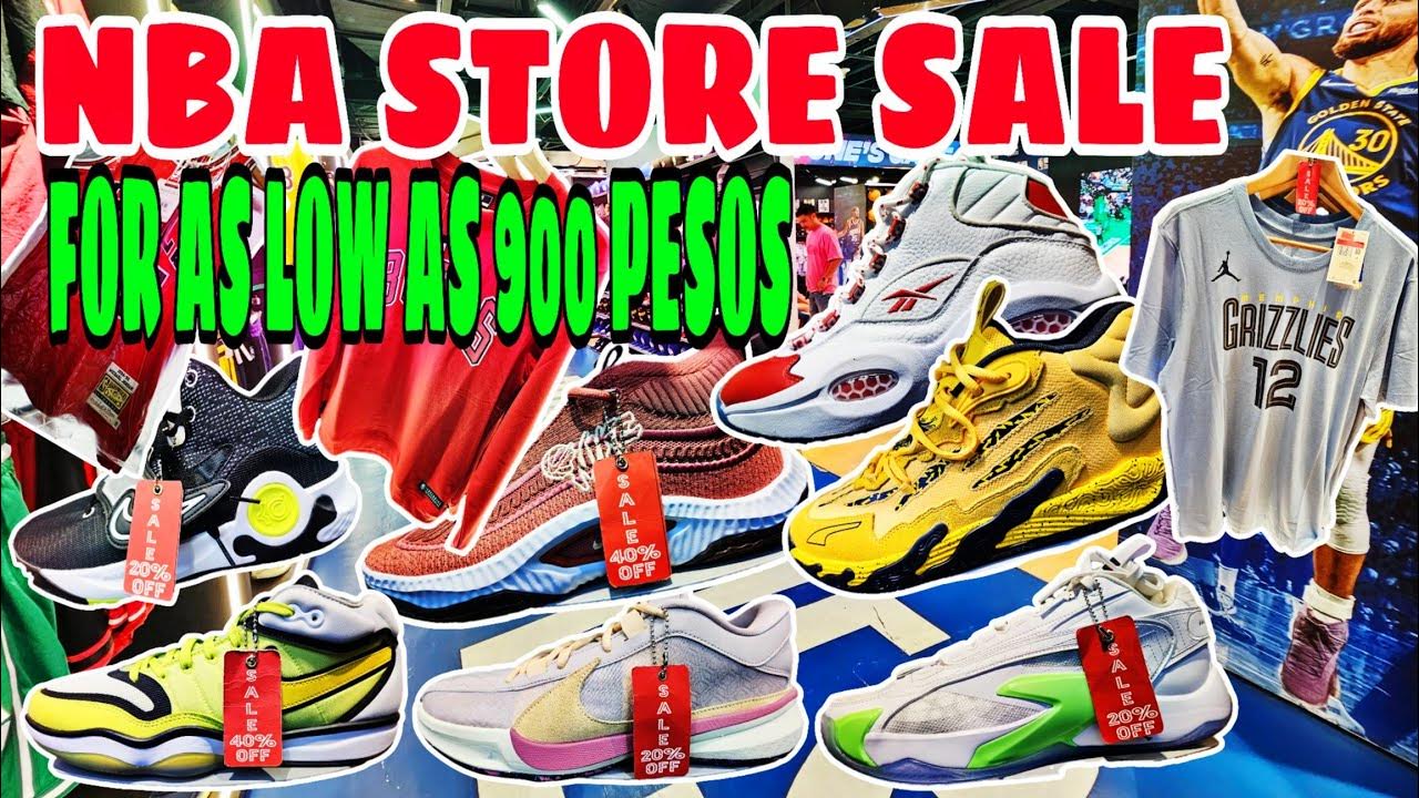 NBA STORE DISCOUNT 40 OFF FOR ONLY 900 PESOS MAY NBA TSHIRT KANA BASKETBALL SHOES KASAMA YouTube