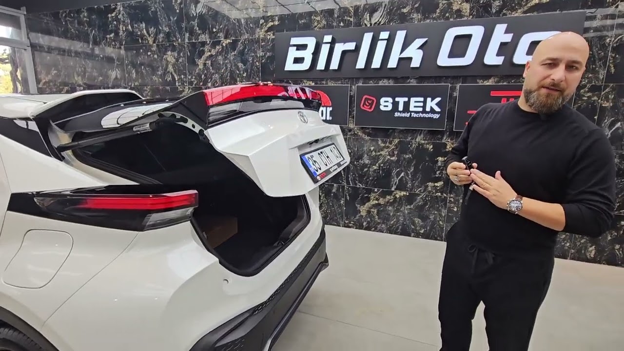 0km Toyota C-HR Otomatik Bagaj Uygulaması