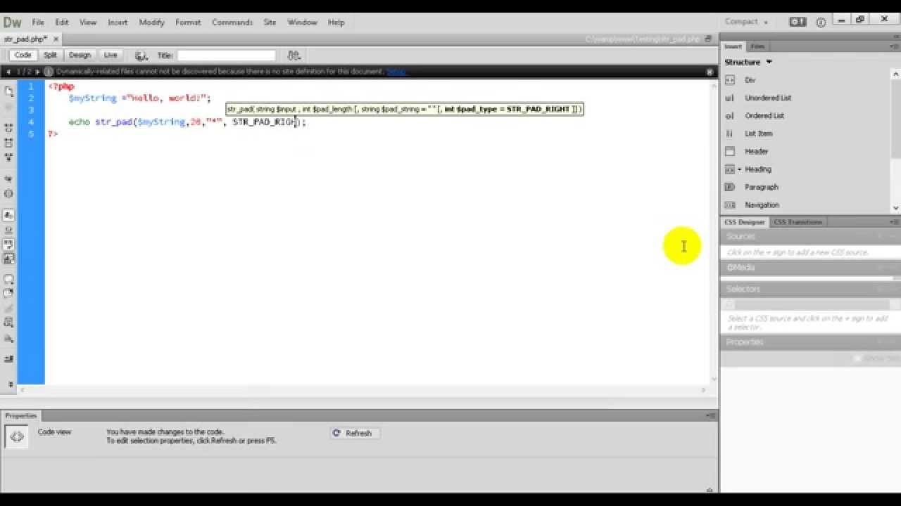 str_pad  New Update  PHP Tutorial 48 How to using str pad to pass into String in PHP Programming