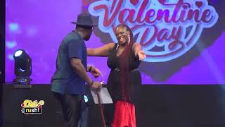 The beautiful moment Giovani's wife surprised him on the set of #DateRush
