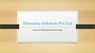Top JavaScript Interview Questions and Answers