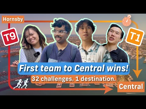 We turned Sydney's railways into a real-life game! [Jet Lag in Sydney]
