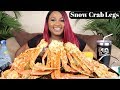 SEAFOOD BOIL MUKBANG  , SNOW CRAB LEGS  , Bloveslife Seafood Sauce