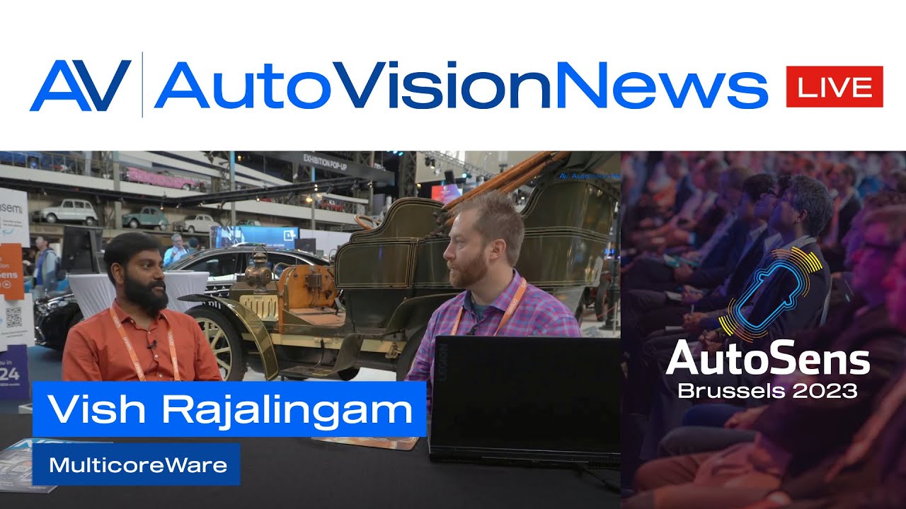 Vish Rajalingam - MulticoreWare - Interview @ AutoSens Brussels 2023 ...