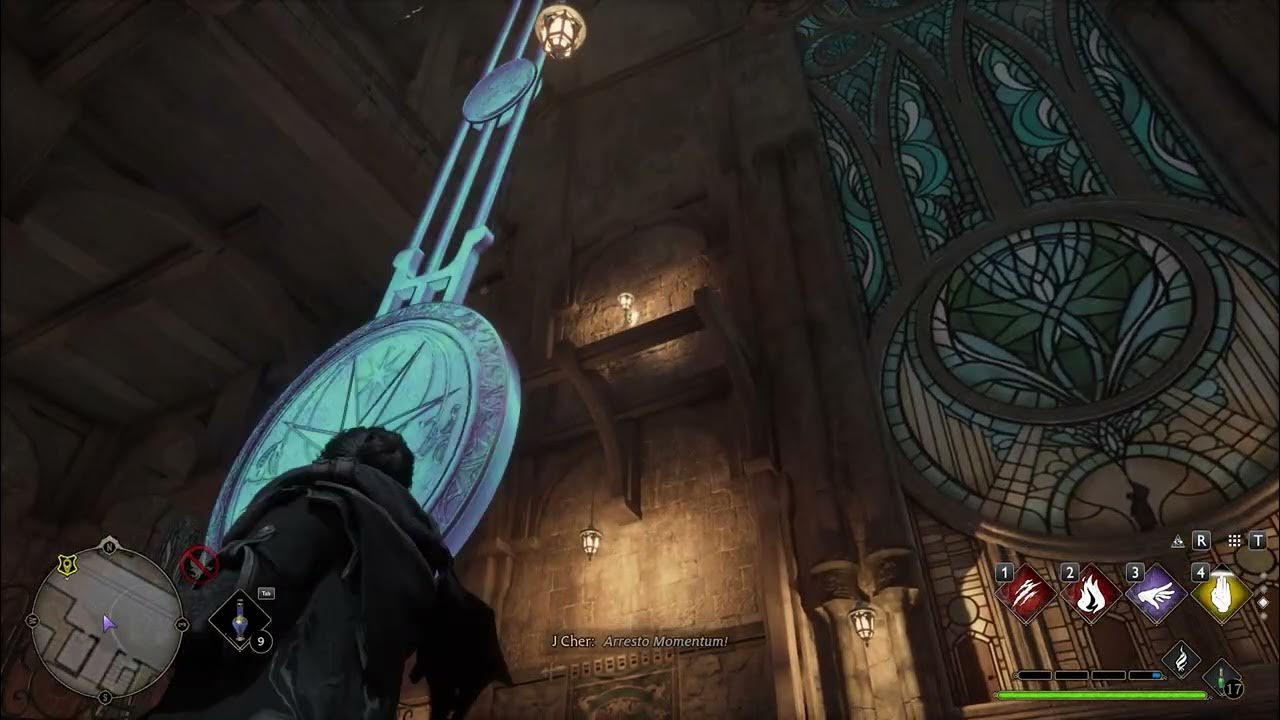 Hogwarts Legacy How to Open Door (Clock Tower Courtyard Crossed Wand Dueling Club) YouTube