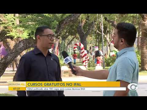 IFAL abre edital com 100 vagas gratuitas em cursos técnicos - 02/01/2026