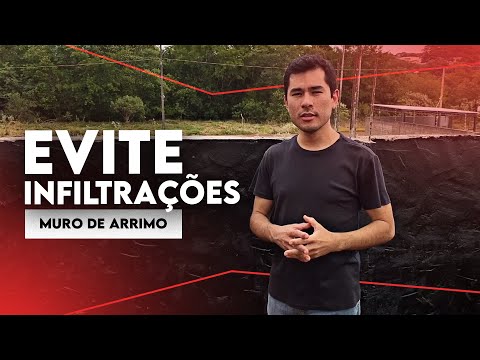 Vídeo: Como você impermeabiliza um muro de arrimo?