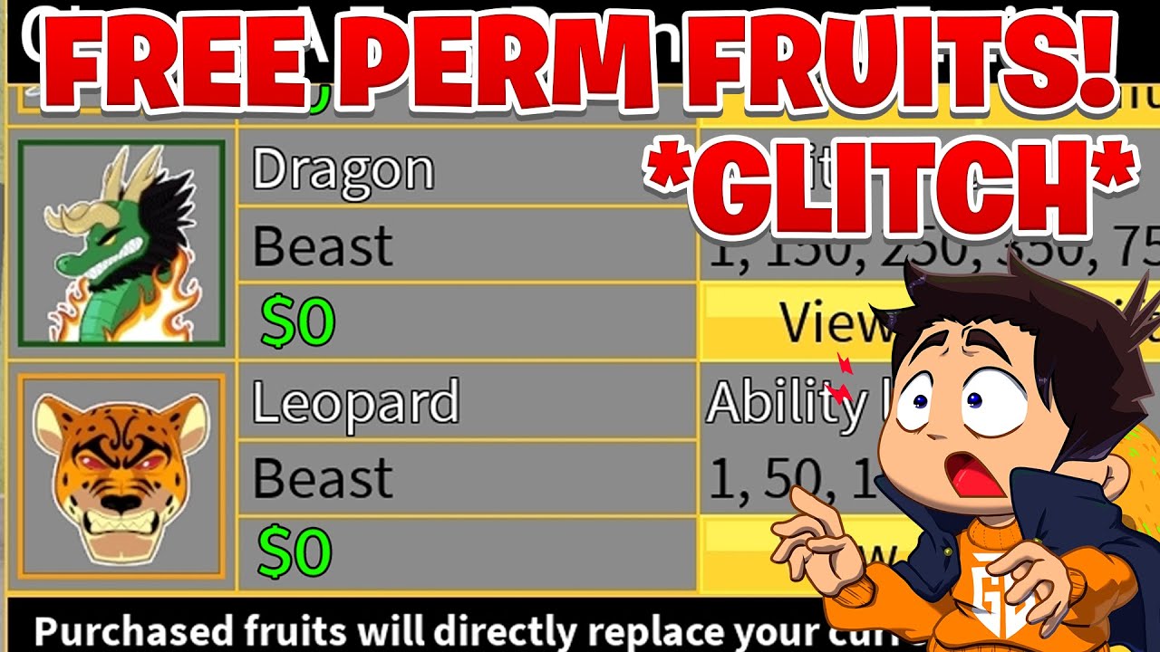♾️ PERM FRUITS] Blox Fruits Free Fruits Test - Roblox