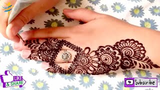 Most beautiful and easy mehndi designs for For Beginners - simple Arabic Henna Design