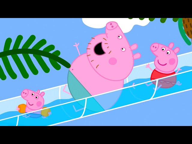 The LONGEST Water Slide EVER 💦 | Peppa Pig Official Full Episodes class=