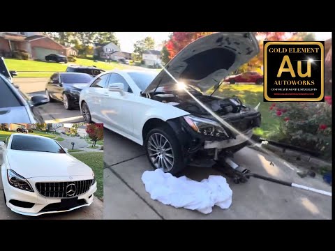 HOW TO INSTALL NEW GT GRILL ⭐️ 2015 Mercedes Benz CLS400 C218 2010-2017