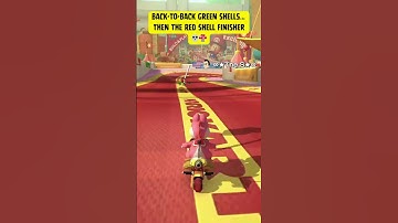 Back to Back Green Shells… Then the Red Shell Finisher 💀🍄 #mariokartfails #mariokart  #gaming