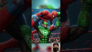 OMG 😱 Spider-man vs Green Lantern 💥 Boxing Match #avengers #shorts #spiderman #viral #2024