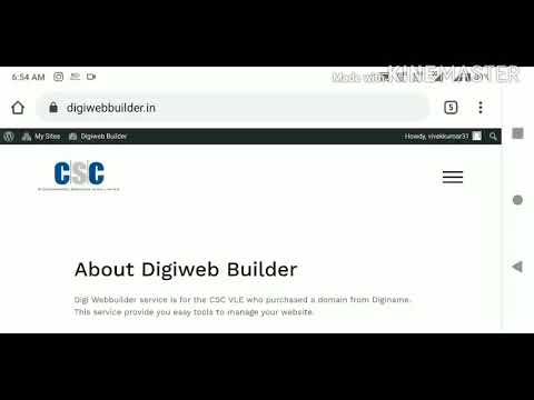 CSC Diginame/Digiwebbuilder Login Error,Regirstration