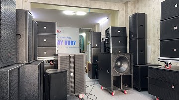 Trực tiếp - giao lưu dàn âm thanh sự kiện - line array 30Neo RuBy