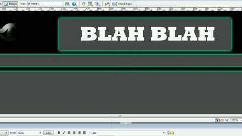Dreamweaver - Pt 2 -Making a Basic Webpage