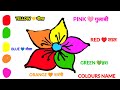 Colours name learning video  रंगों के नाम अंग्रेजी एवं हिंदी में #coloringpages #draw #colorsforkids