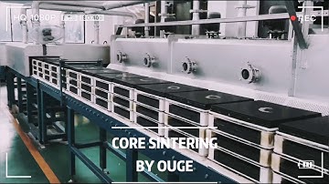 Sintering ferrite core by ouge electronic company