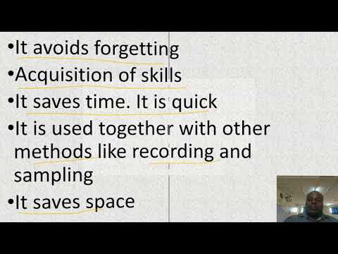 OBSERVATION METHOD  ADVANTAGES AND DISADVANTAGES LESSON 3