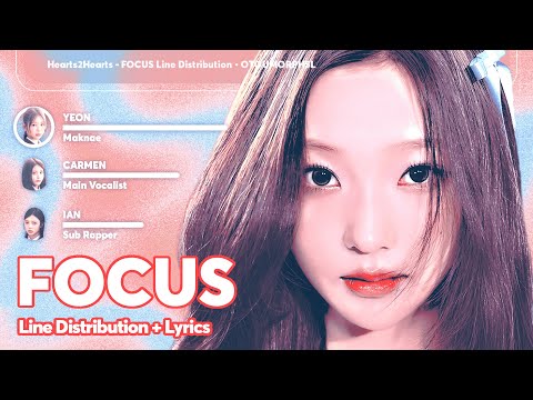 Hearts2Hearts • FOCUS // Line Distribution With Lyrics Color Coded‬