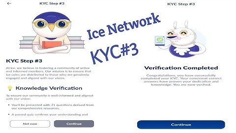 Ice Network Quiz Answers || Kyc#3 Complete Process@CryptoEverythings