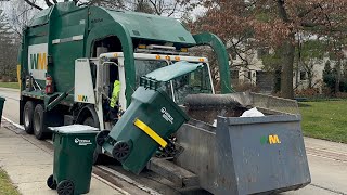 Waste Management’s Final Days in Willmette- Ex Advanced Curotto Can Garbage Trucks