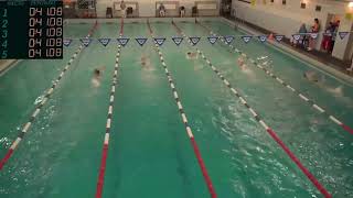 Открытое первенство МФСОЦ Люблино по плаванию. Тарунтаева Алена 3-е место 100 метров в/с.