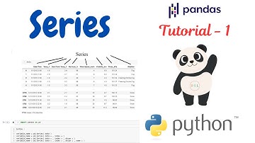 Series || Python Pandas Tutorial - 1