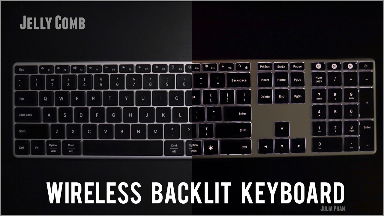 BUDGET Apple Magic Keyboard?! | Jelly Comb Wireless Backlit Keyboard K62B-3 | Re-Upload