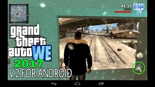 Gta san andreas Android WINTER EDITION ⛄⛄(WE)mod  full Gameplay android 2017 latest on android ⛄📲📲 screenshot 4