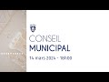 Conseil municipal  14 mars 2024