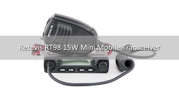 Mini Mobile Ham radio 15W amateur radio transceiver RT98