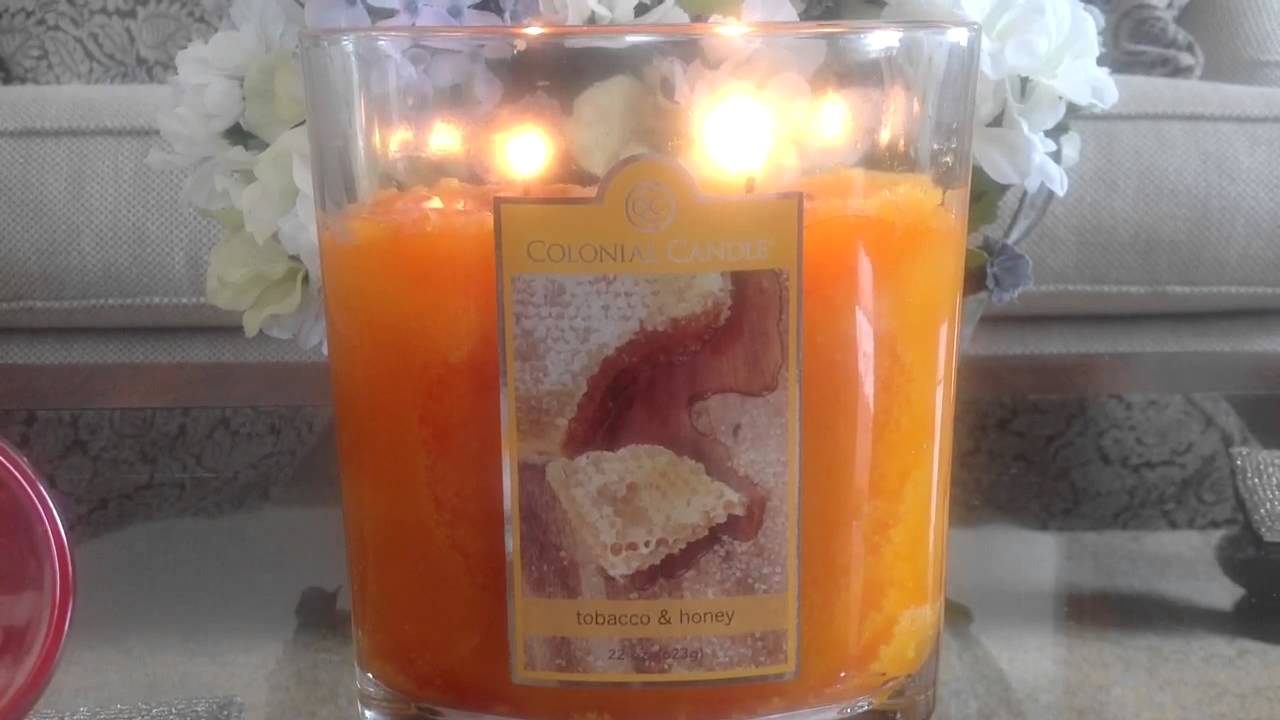 Colonial Candle TOBACCO & HONEY YouTube