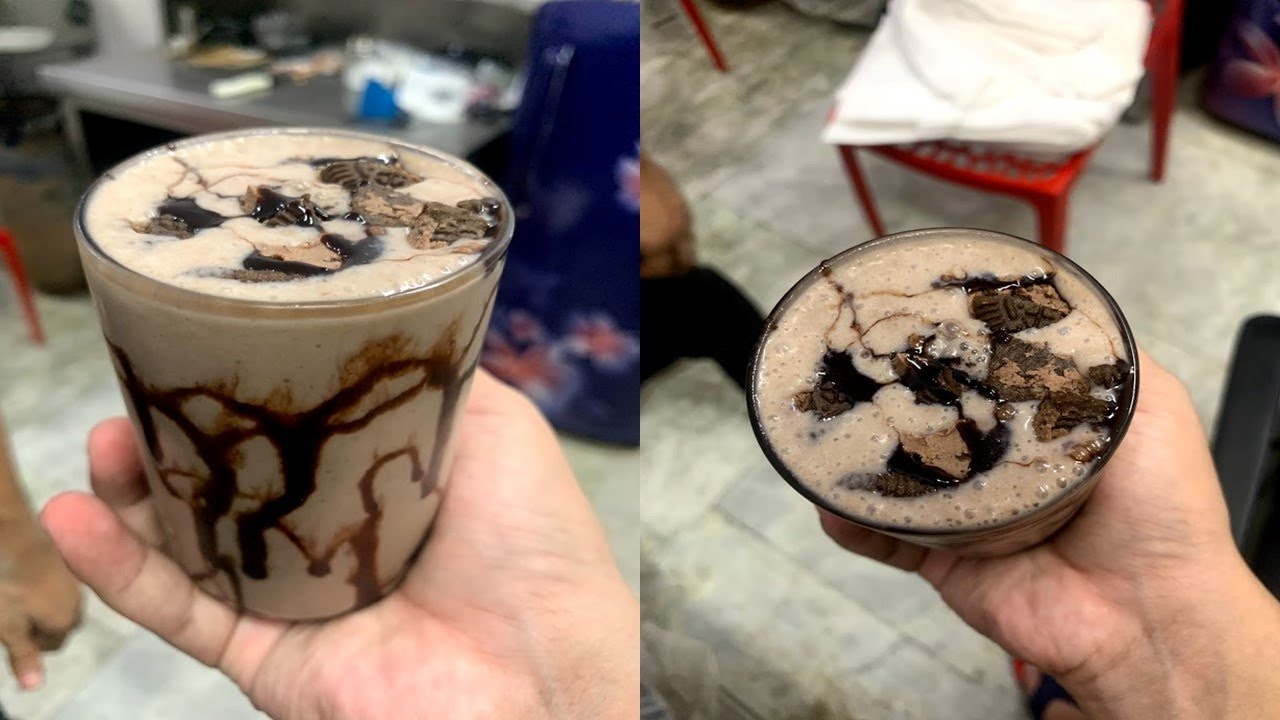 Oreo MilkShake Recipe - One minute recipe - Tasty Oreo Smoothie - स्वादिष्ट ओरियो शेक 