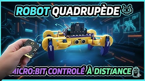 Robot Quadrupède Micro:bit Contrôlé à Distance