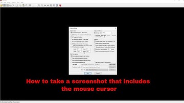 How to take a screenshot that includes the mouse cursor