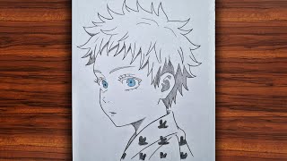 How to Draw Gojo Satoru Step by Step | Jujutsu Kaisen Anime Drawing Tutorial (Easy for Beginners) screenshot 5