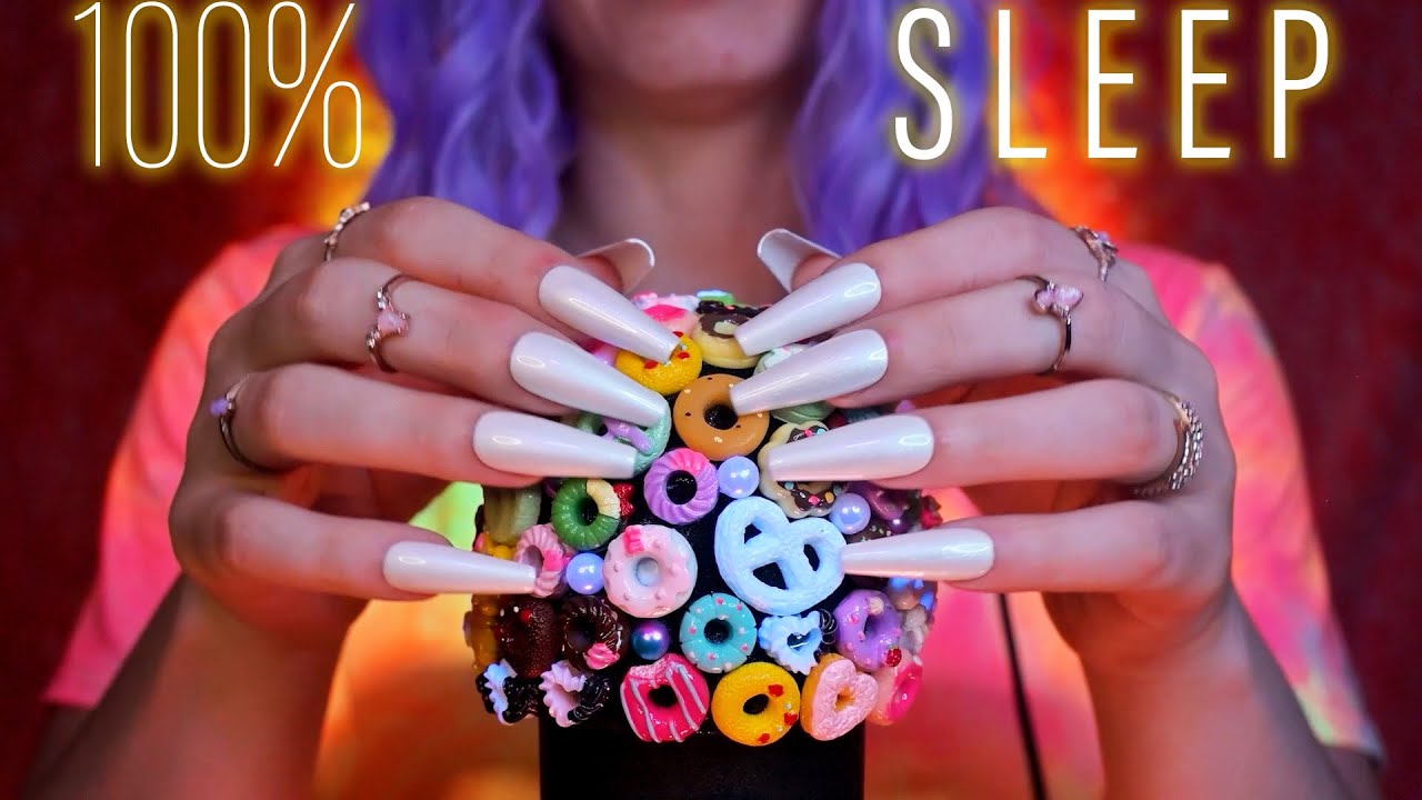 ASMR Mic Tapping and Scratching - Embellished Covers! (No Talking) 9 Hours Gentle ASMR for Sleep