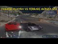 ДРАГ РЕЙС С COFFI , PAGANI HUAYRA VS FERRARI MONZA SP2 GTA 5 RP SUNRISE