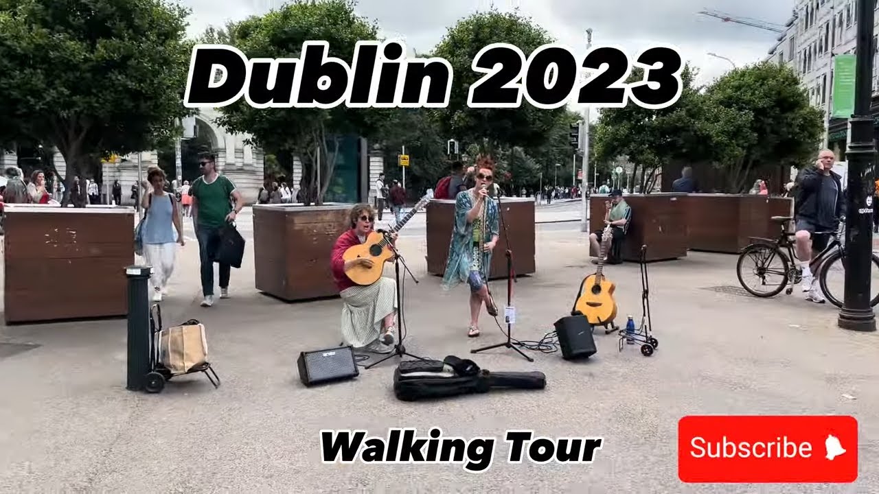 Dublin City Tour Dublin Ireland 2023 Part 1 of 2 Trinity College Dublin Music Dublin