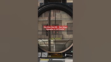 One Shot, One Kill – Epic Sniper Gameplay in CoD Mobile"#gaming #best #callofduty #shorts #gameplay